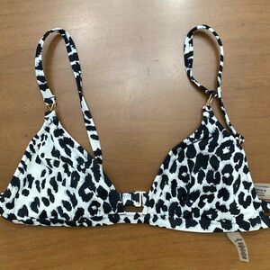 Victorias Secret leopard bikini top